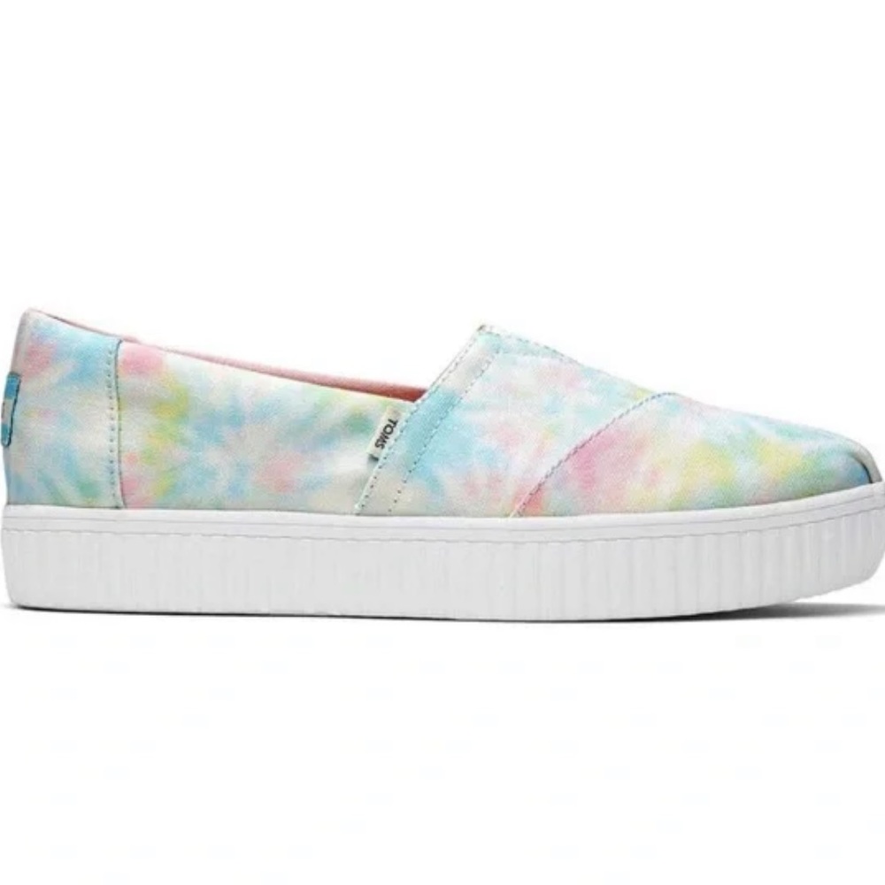 Toms Alpargata Indio Slip-On in Tie Dye sz 12